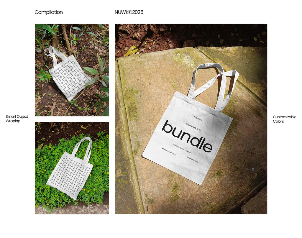 6 Realistic Tote Bag Mockups 2025 - (1 FREE)