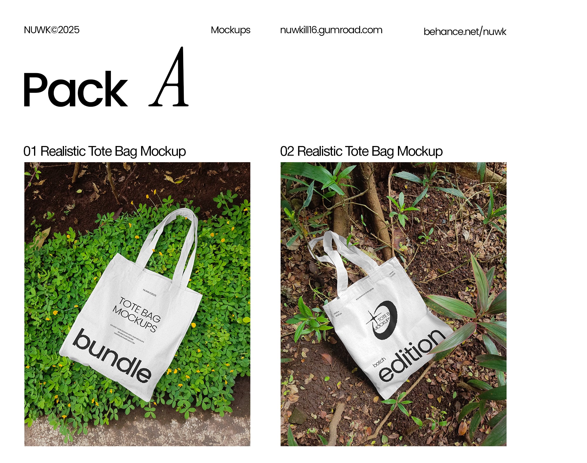 6 Realistic Tote Bag Mockups 2025 - (1 FREE)