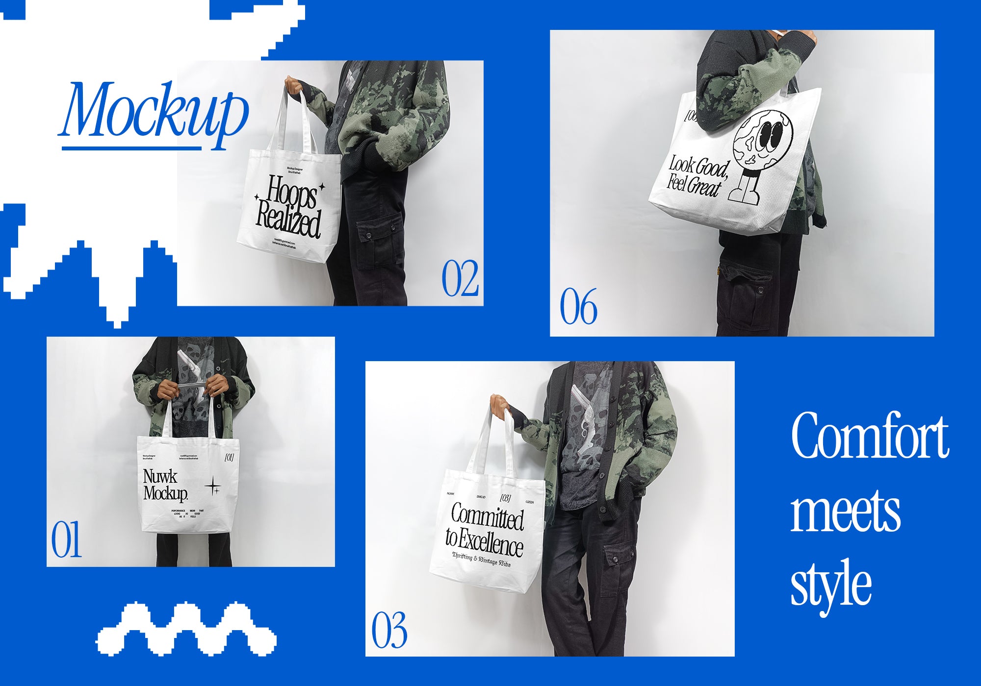 8 Realistic Tote Bag Mockups 2024 [1 FREE]