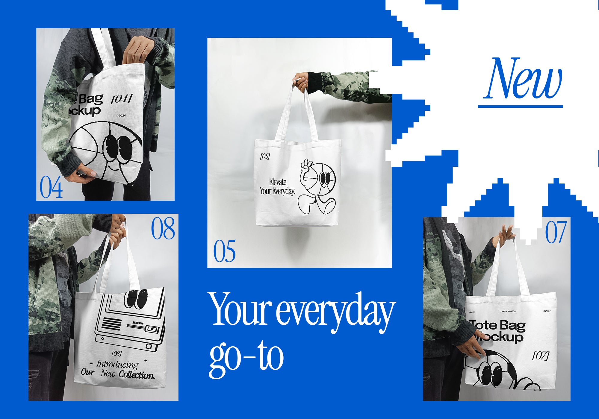 8 Realistic Tote Bag Mockups 2024 [1 FREE]