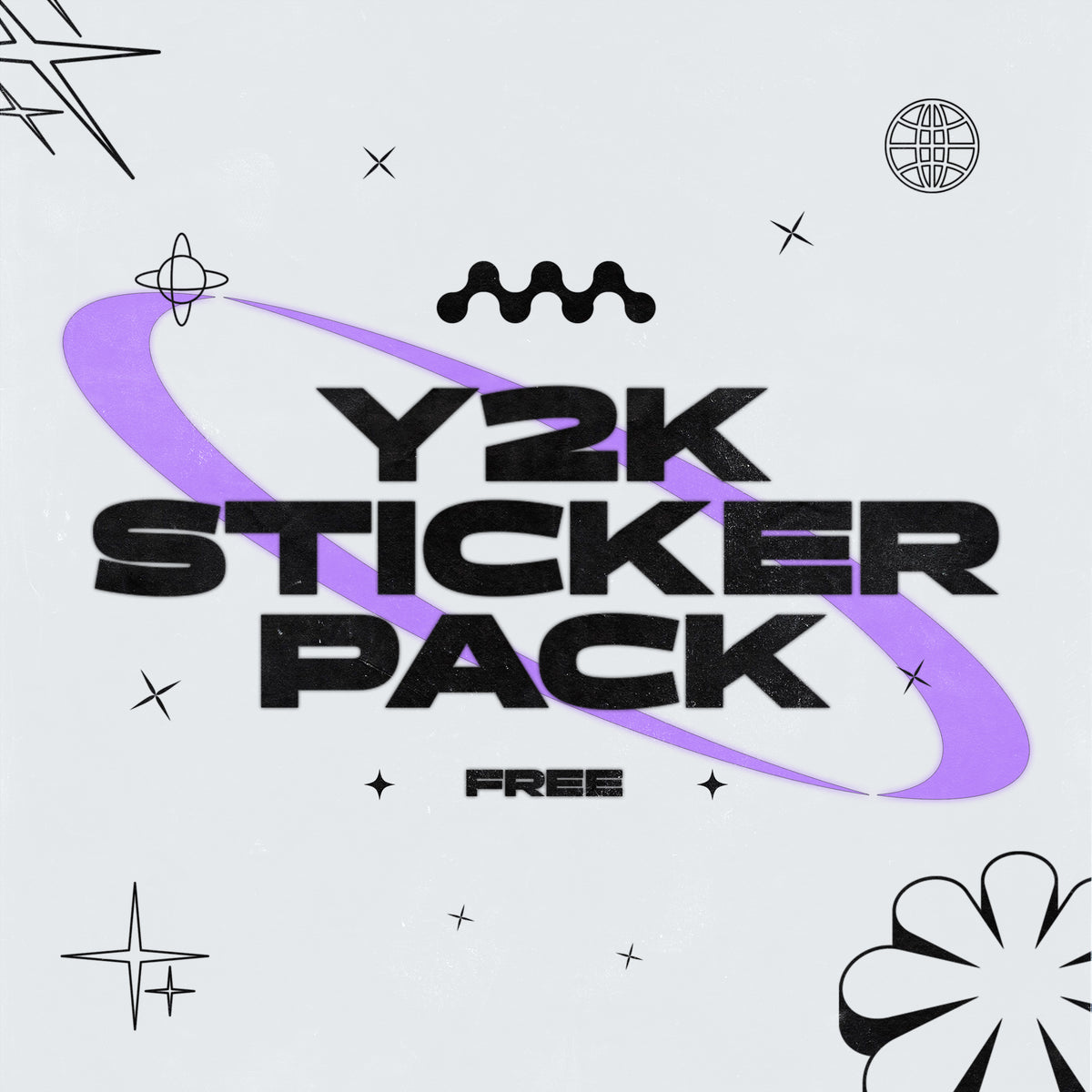 FREE Y2K STICKER PACK V.1