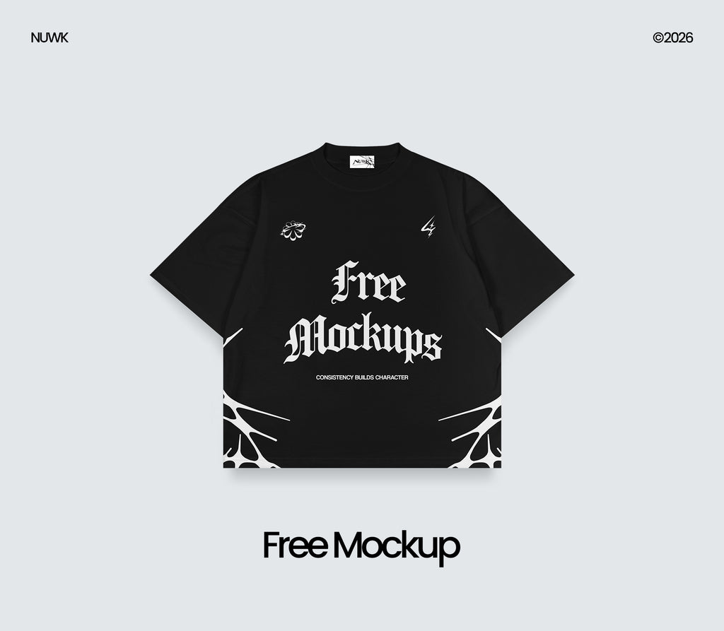 7 Boxy Fit T-Shirt Mockups 2026 [1 FREE]