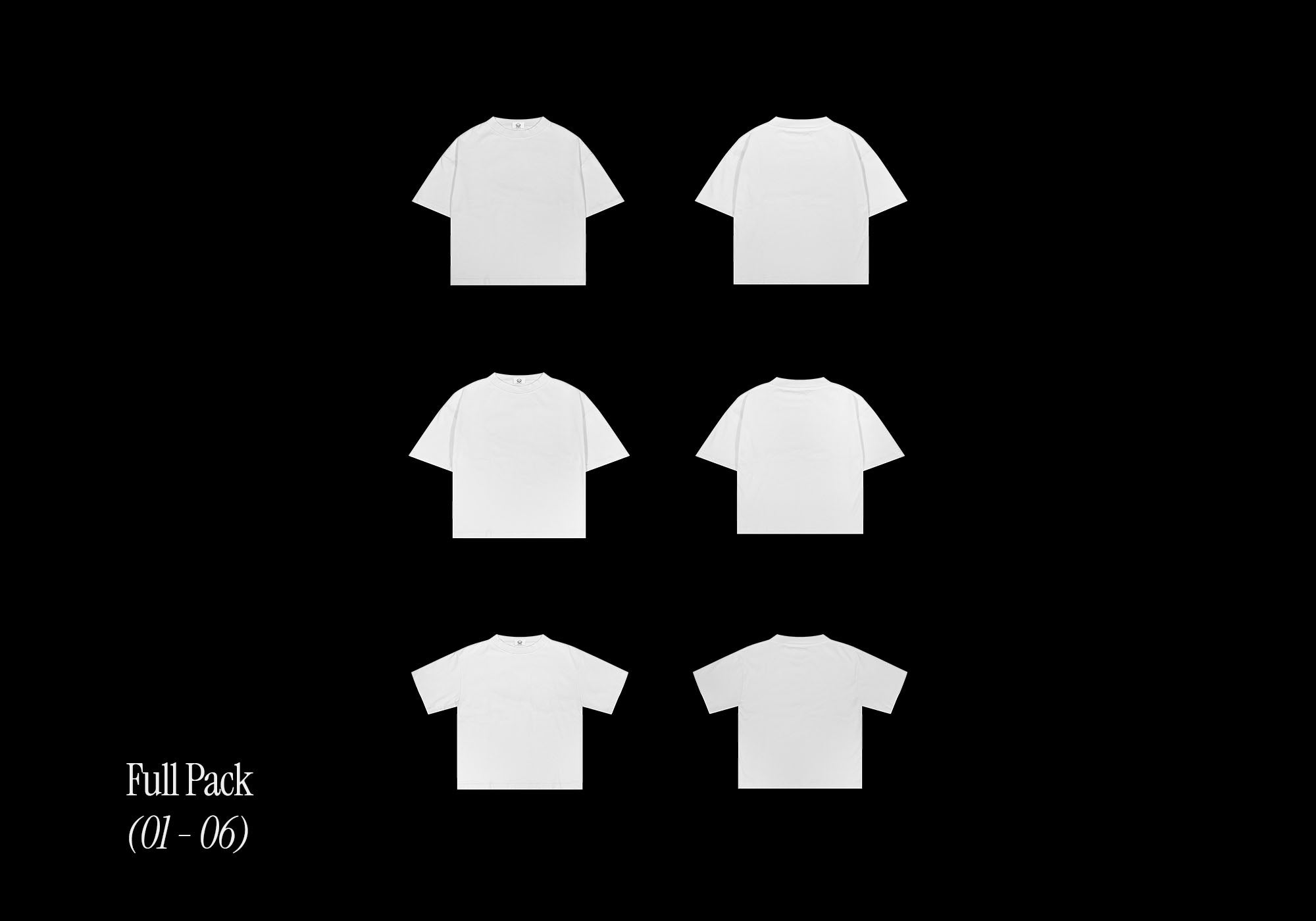 6 Boxy Fit T-Shirt Mockups [1 Free]