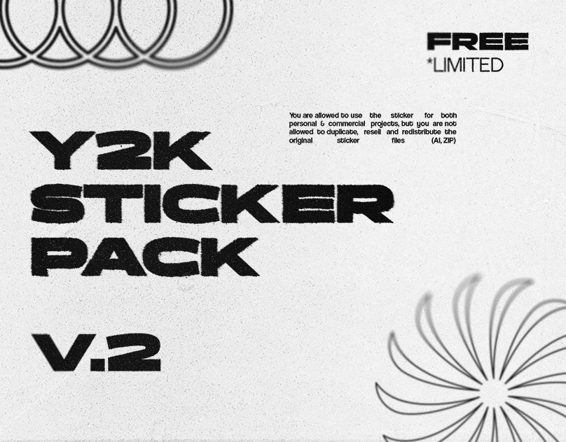 Y2K STICKER PACK V.2 (FREE LIMITED)