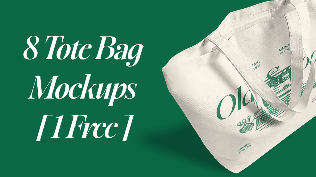 8 Tote Bag Mockups 2024 [1 FREE]